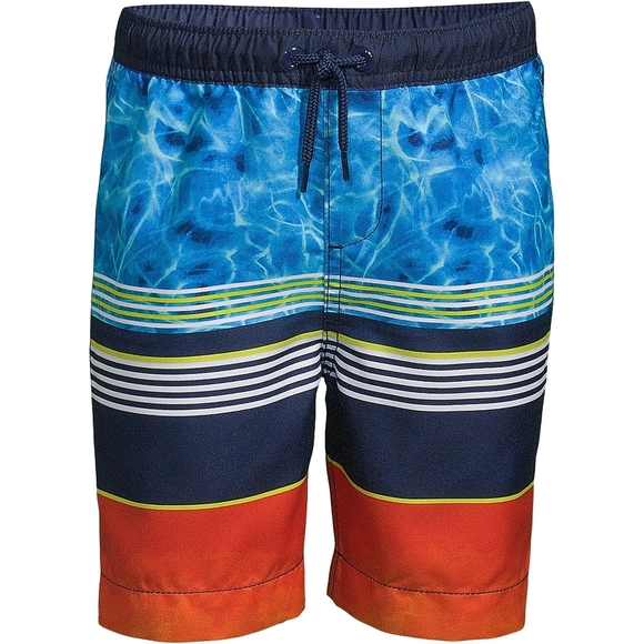 New Lands End boys swim trunk UPF 50 size 8 /size M - Picture 1 of 8